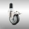 Service Caster 4 Inch 316SS Thermoplastic Rubber Swivel 1-1/2 Inch Stem Caster Lock Brake SCC SCC-SS316TTLEX20S414-TPRB-112 - alternate 2